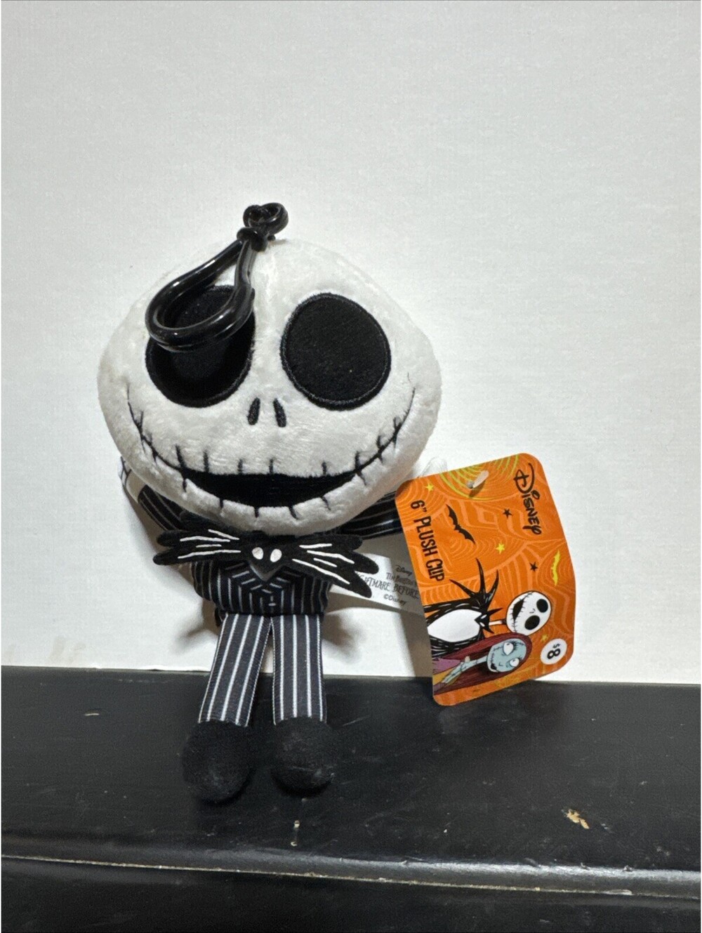 NWT! The Nightmare Before Christmas 6” Plush Clip